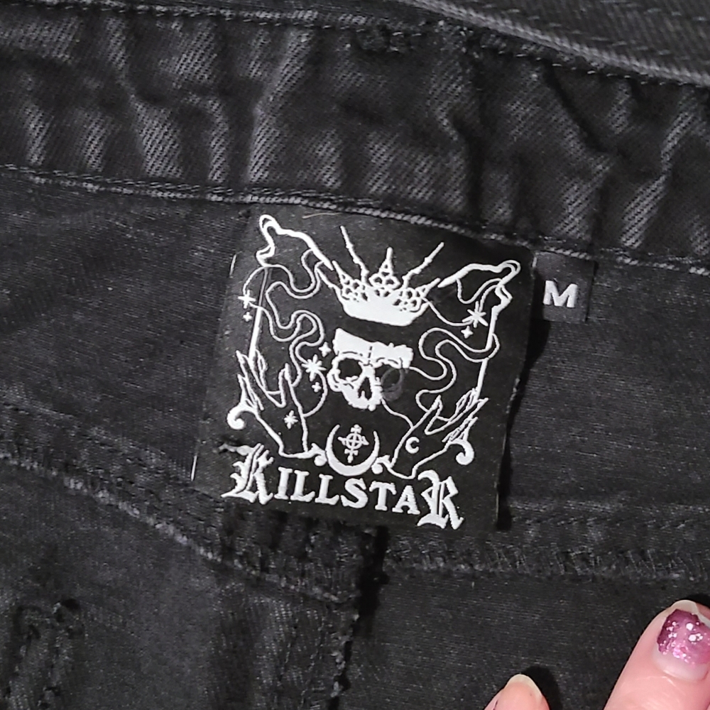 Killstar M Overall Shorts